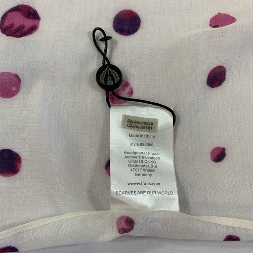 Fraas Polka Dot Wrap Scarf Sheer Colourful Geometric - photo 4