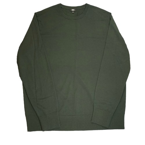 Uniqlo Wool Crewneck Sweater XL Hunter Green