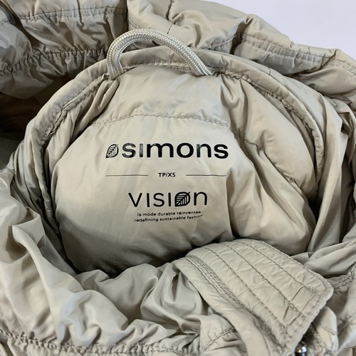 Simons Packable Coat XS Down Puffer Jacket Beige - photo 3