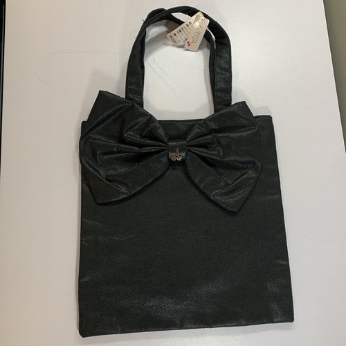 La Senza Bag Bow Sparkly Faux Leather Animal Print Interior NWT