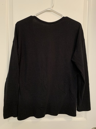 MEC Women’s Black Long Sleeve Scoop Neck Top Size M - photo 2