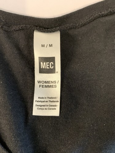 MEC Women’s Black Long Sleeve Scoop Neck Top Size M - photo 3