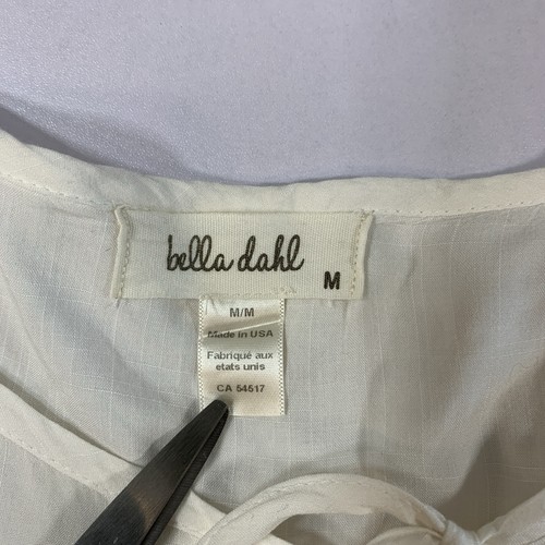 Bella Dahl Peasant Blouse M Split Sleeve Keyhole Top - photo 3