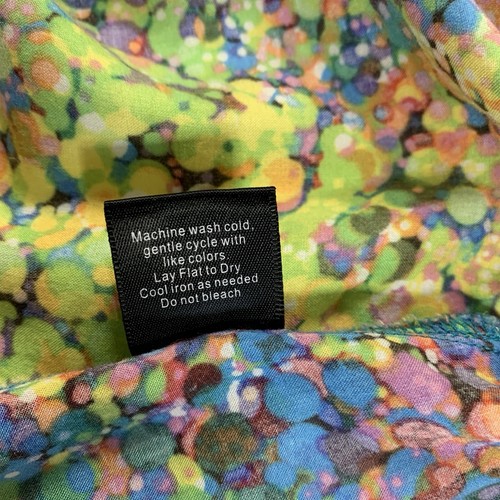 Pure Amici Button Up Tunic Blouse M Rayon Maximalism - photo 5