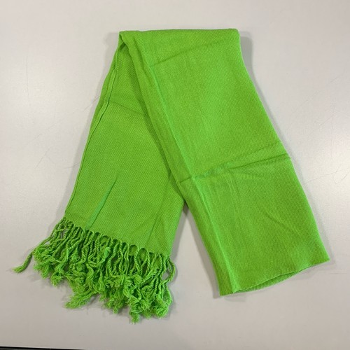 Selini Lime Green Pashmina Fringe Shawl Wrap Scarf