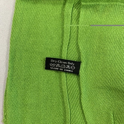 Selini Lime Green Pashmina Fringe Shawl Wrap Scarf - photo 3