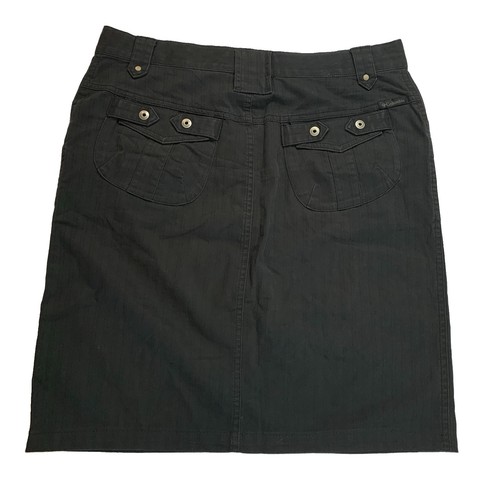 Columbia Cargo Skirt Size 6 Black Cotton Stretch - photo 2