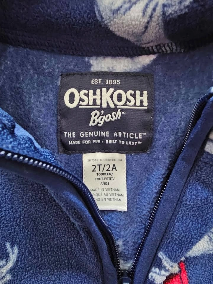 2T Oshkosh and Children's Place fleece sweaters - photo 2