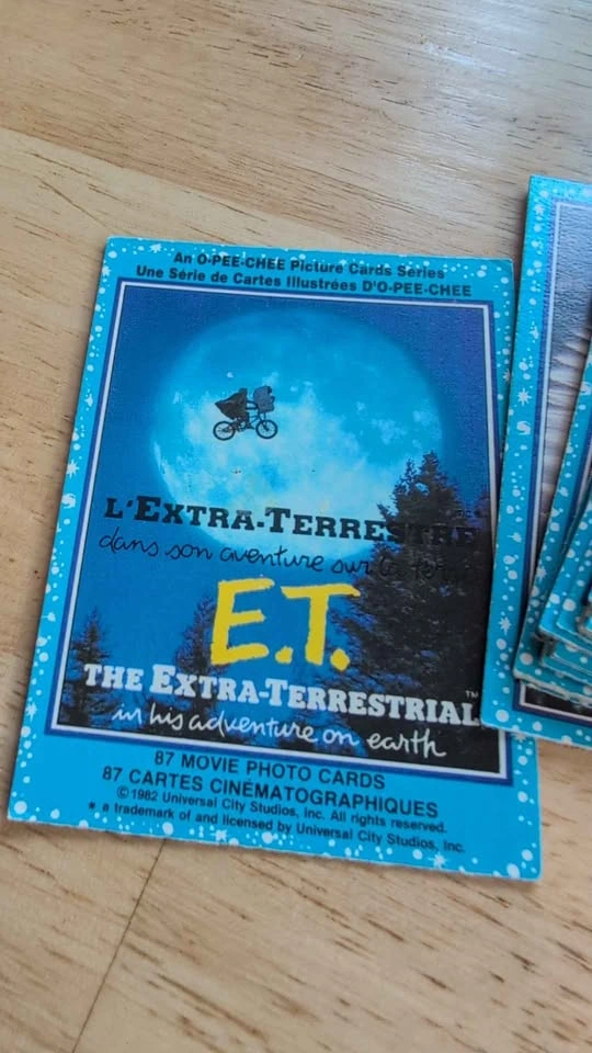 1982 O-Pee-Chee E.T. The Extra-Terrestrial Trading Cards full se - photo 3