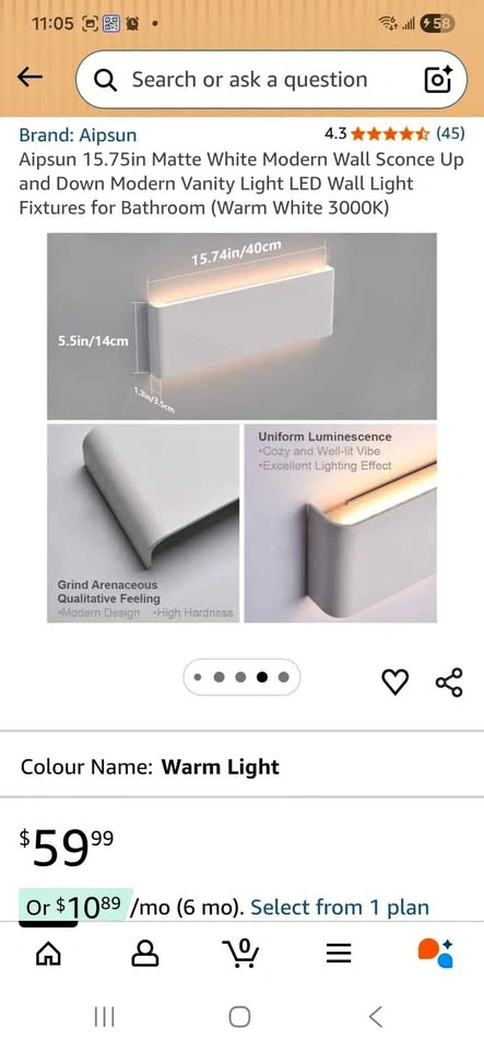Vanity Light