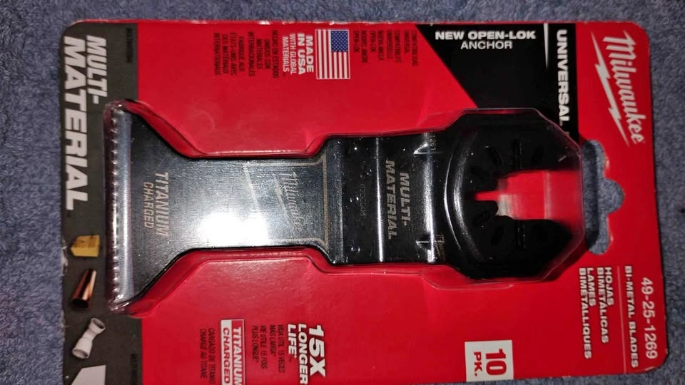 Milwaukee Open-Lok Titanium Charged Bi-Metal Blades 10-Pack