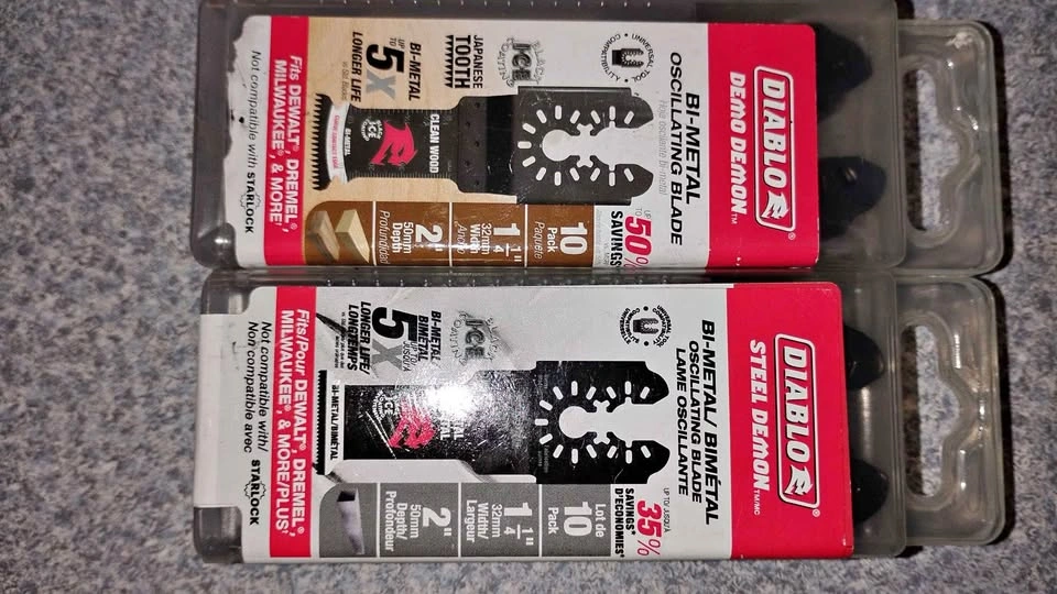 Diablo Demo Demon and Steel Demon 10-Pack Oscillating Blades