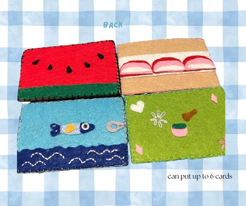 Handmade Felt Cardholder - photo 2