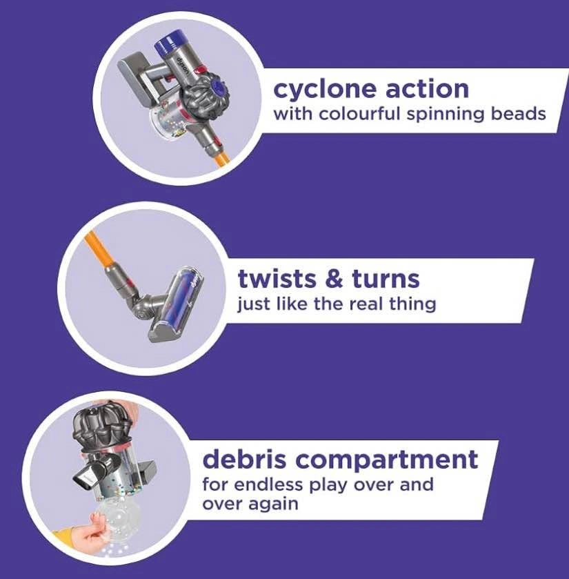 Casdon Dyson Cord-Free Toy Vacuum - photo 4