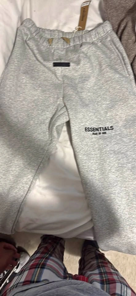 Grey Essentials Sweatpants – Size Small