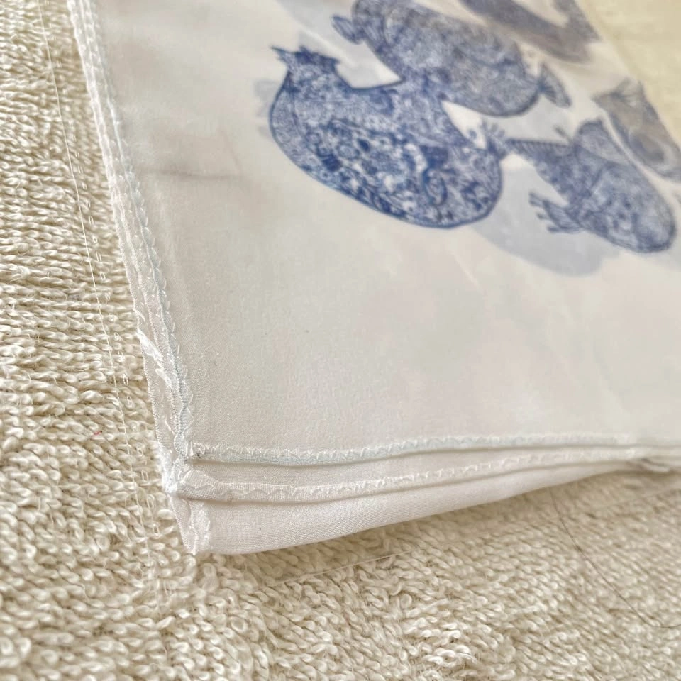 Blue Bird 100% Silk Scarf - photo 4