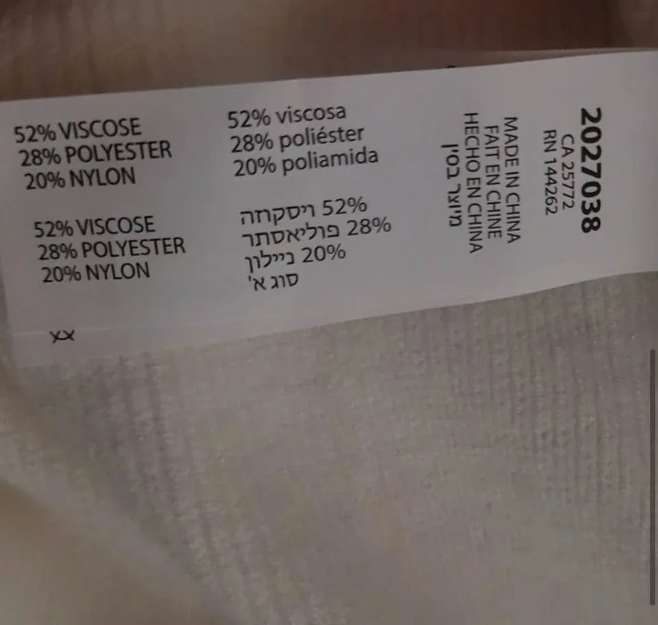 New Viscose mix Oversize Dex Cream Women's Sweater Size M image indicator(7)