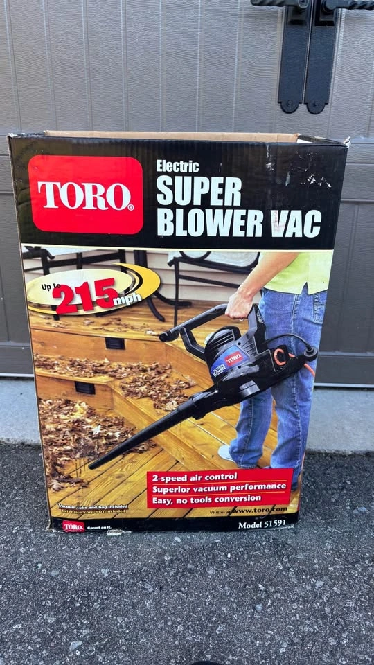 Toro 3 in 1 leaf blower / vac / mulcher *corded electric* - photo 2