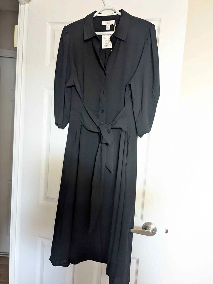 C by one Black Shirt Dress