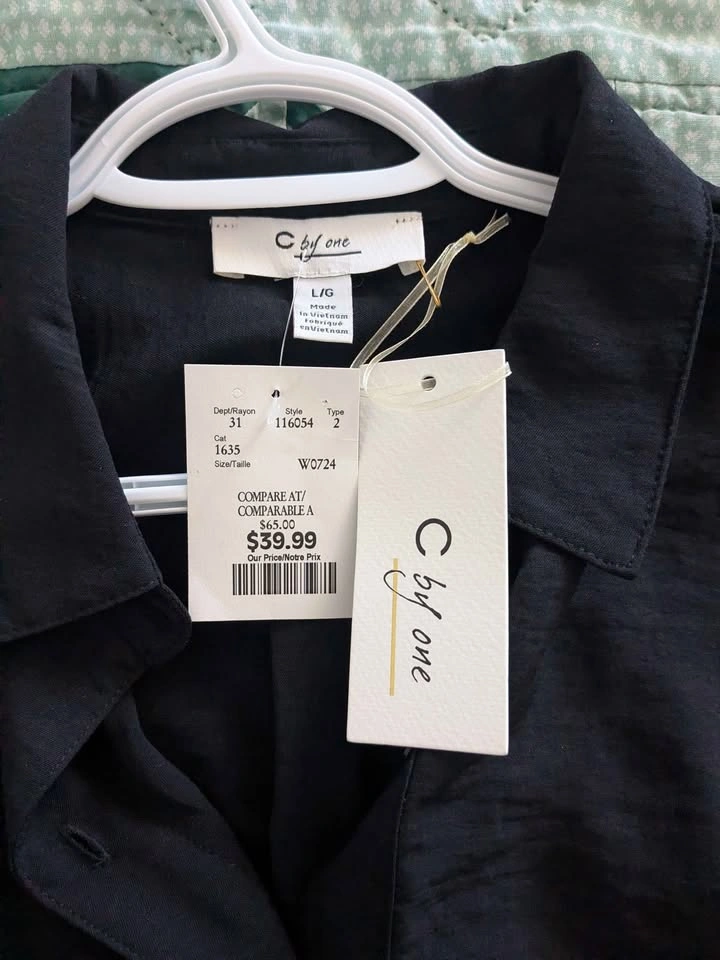 C by one Black Shirt Dress - photo 2