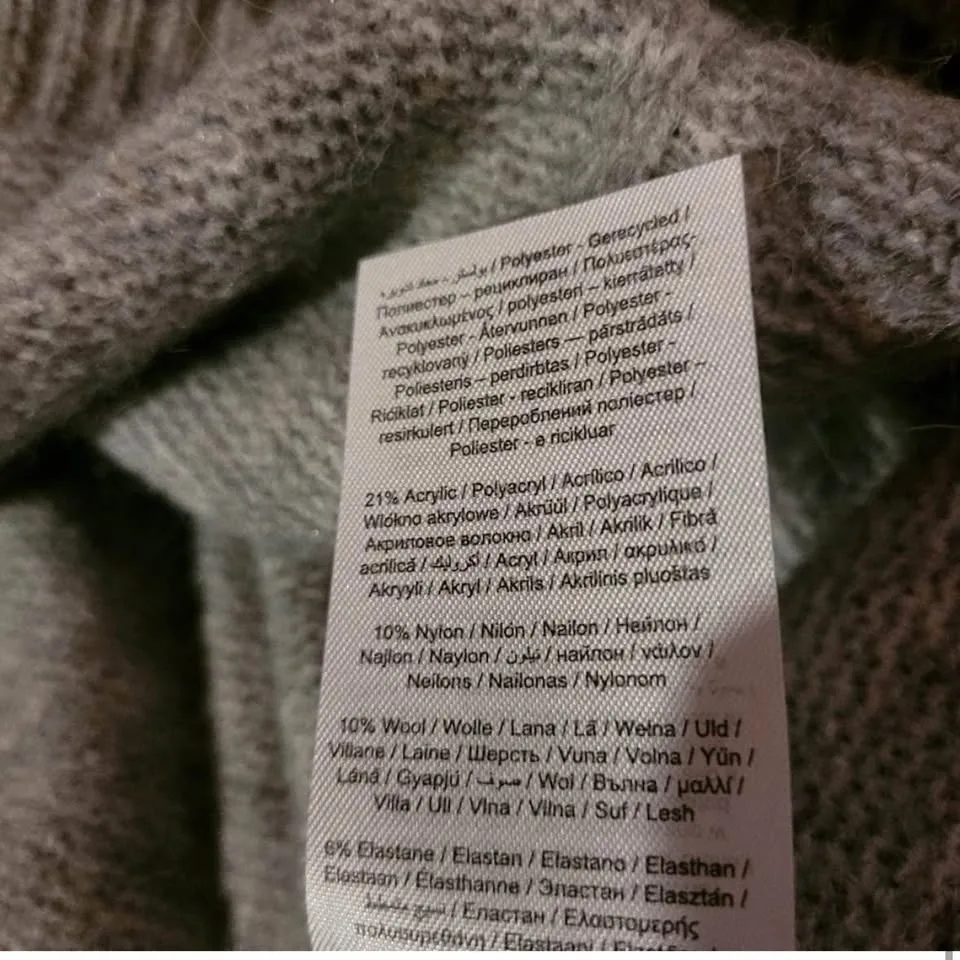 Yasbistra New Gray Melange  Very Soft Sweater Size Large image indicator(6)