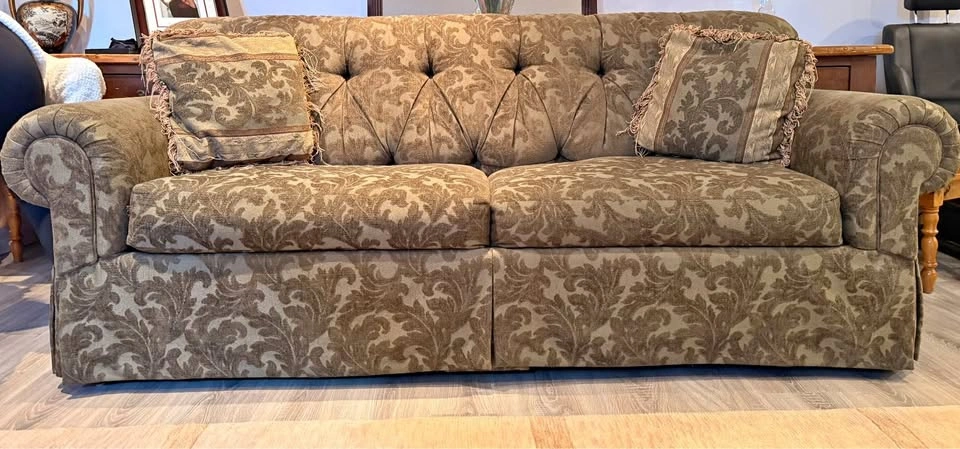 Green couch
