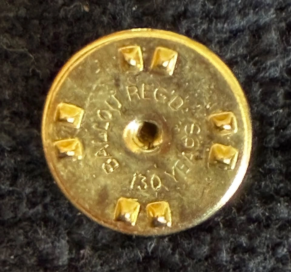 Vintage B.A. Ballou Gold-Tone Rhinestone Heart Locket Pin - photo 4