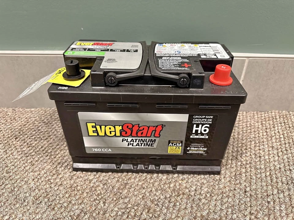EverStart Platinum AGM H6 Automotive Battery