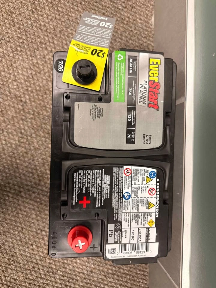 EverStart Platinum AGM H6 Automotive Battery - photo 2