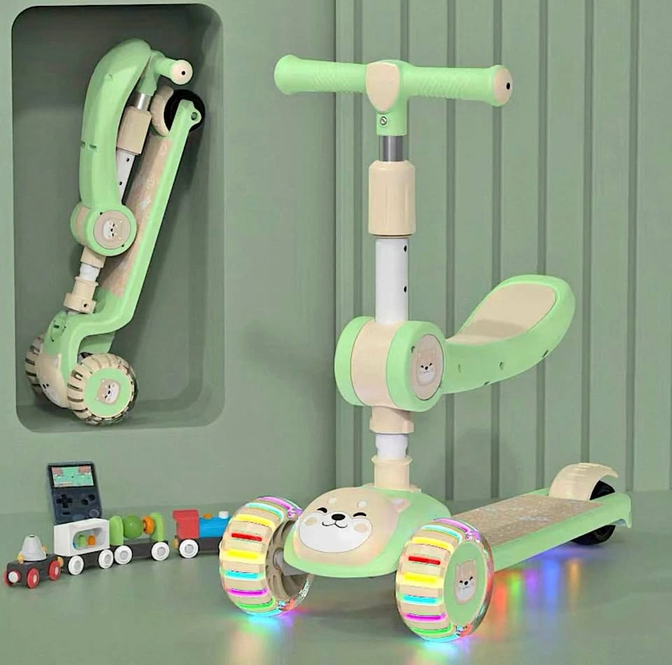 Brand new Kids 3-Wheel Foldable Kick Scooter with Seat