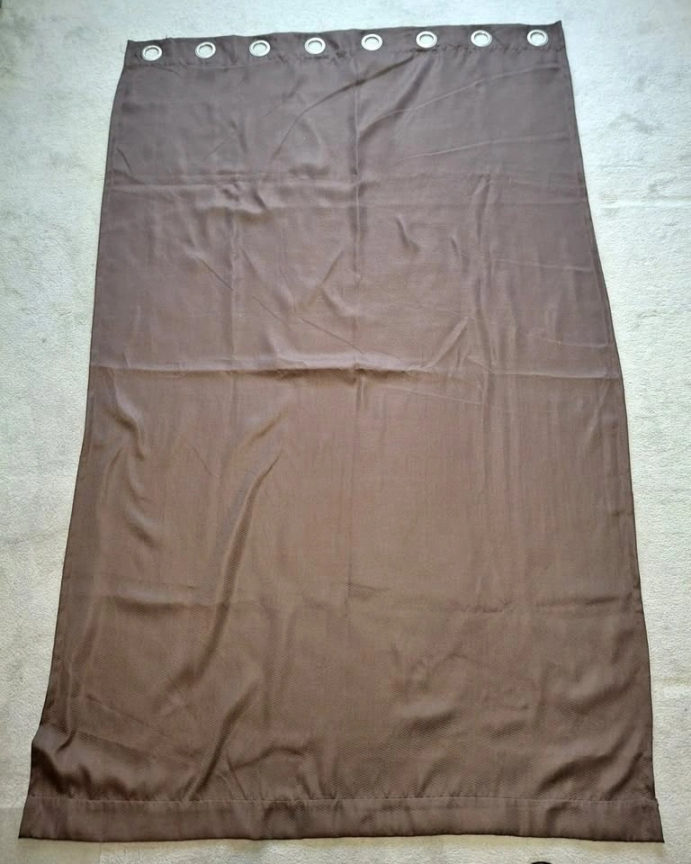 Brown Blackout Curtains, 2 Panels 52x84" – Room Darkening