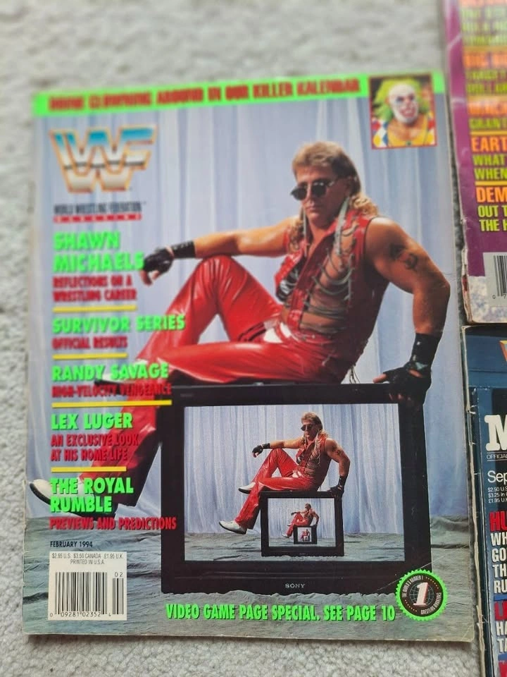 7 Vintage WWF Magazines (1990-2001) – Hogan, Hart, Michaels, RVD - photo 3