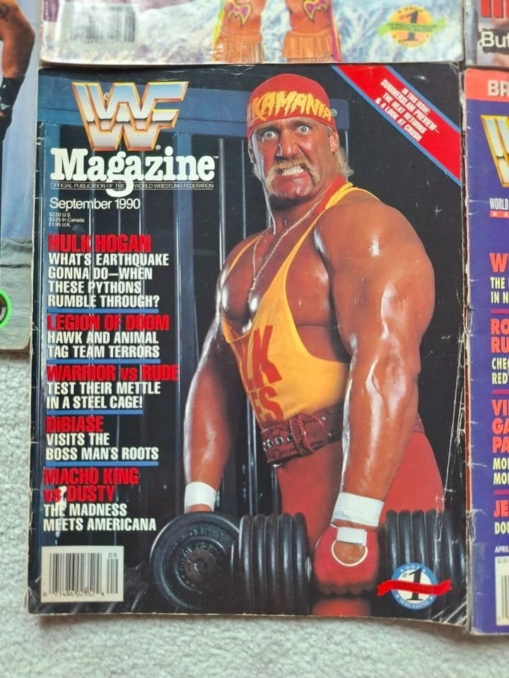 7 Vintage WWF Magazines (1990-2001) – Hogan, Hart, Michaels, RVD - photo 5