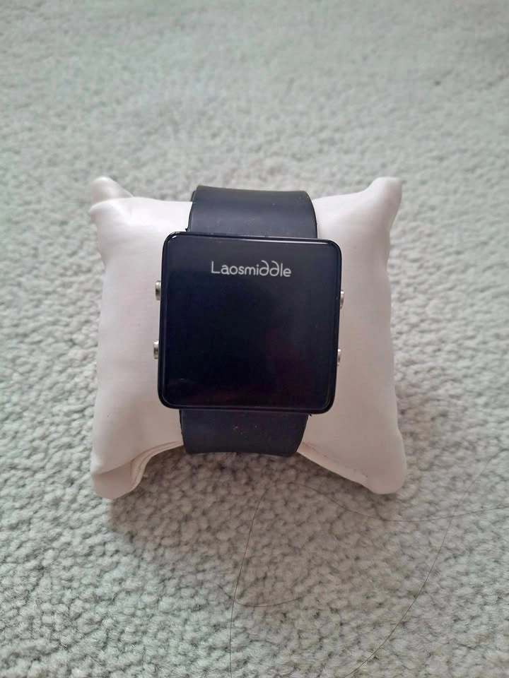 Laosmiddle Black LED Digital Watch (by JML) – Square Face