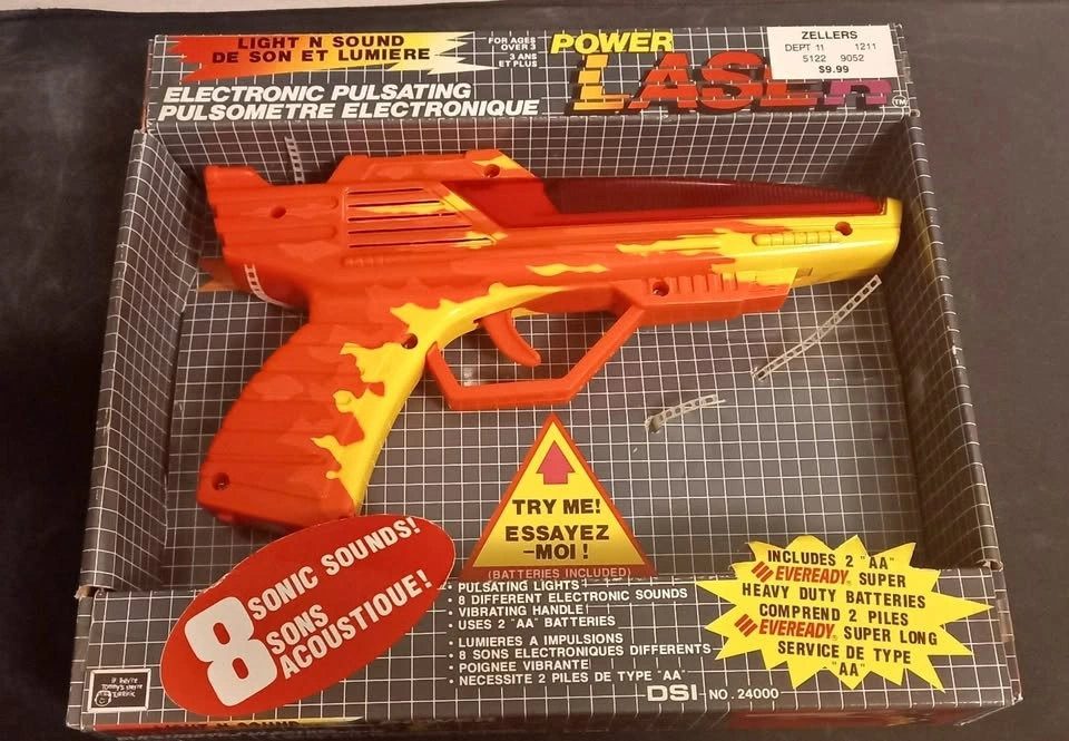 Vintage 90s Power Laser Electronic Toy Gun – Zellers