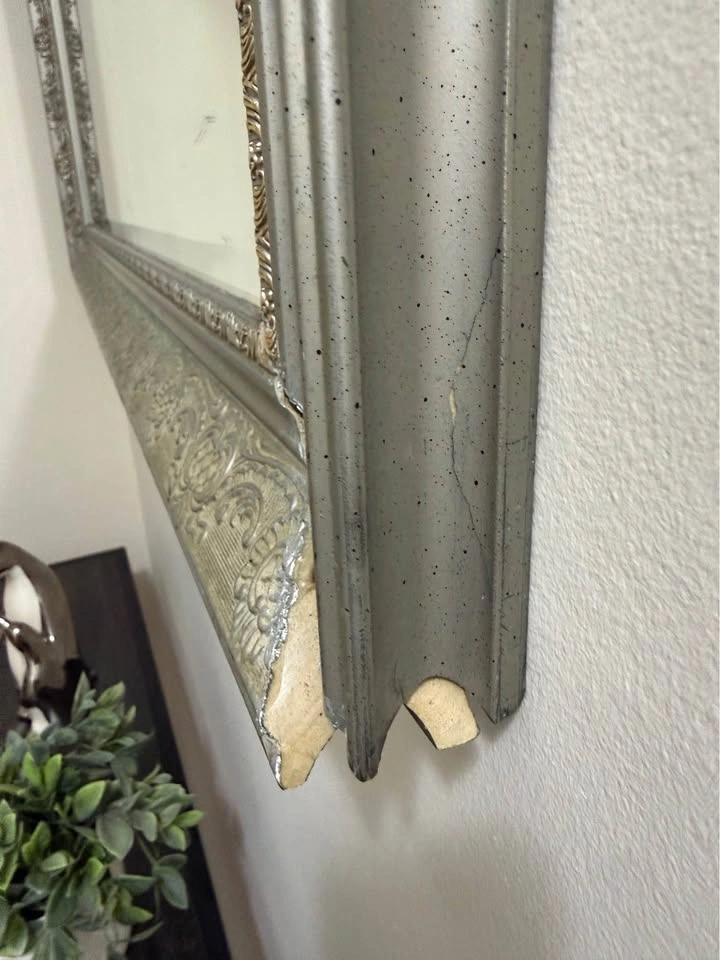 Ornate Silver Wall Mirror - photo 5