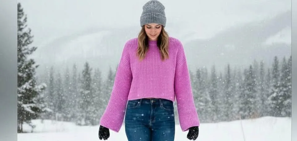 Vero Moda Lilac Cowl Neck Sweater - Size M thumbnail