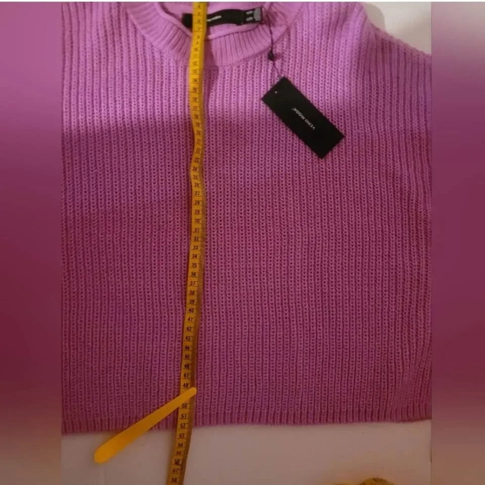 Vero Moda Lilac Cowl Neck Sweater - Size M image indicator(7)