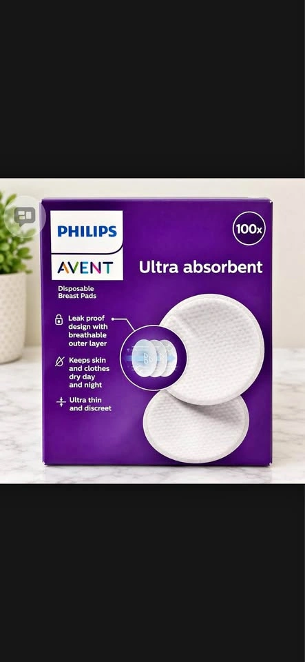 Philips Avent Disposable Breast Pads (100x) - $9
