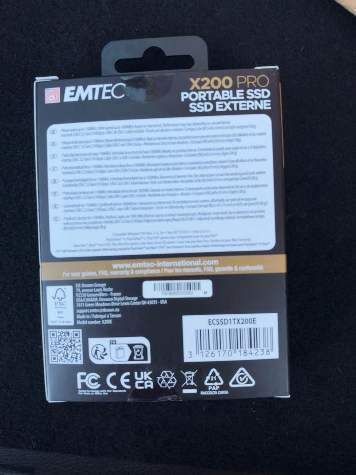 Brand New Emtec X200 Pro SSD 1TB (BNIB) - photo 2