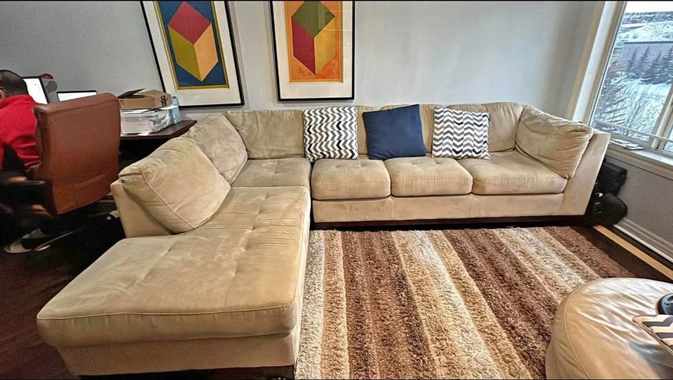 Light Beige Sectional - Free delivery