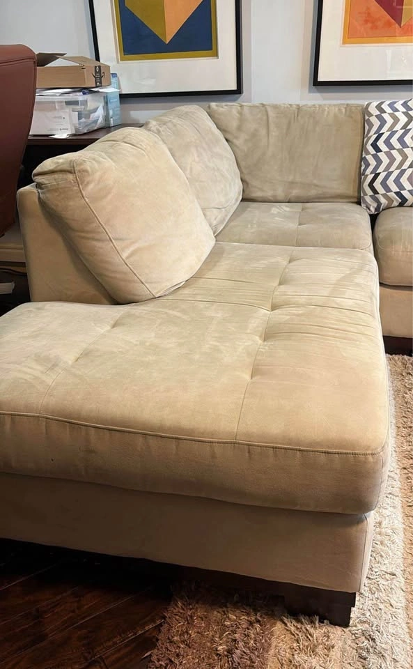 Light Beige Sectional - Free delivery - photo 2
