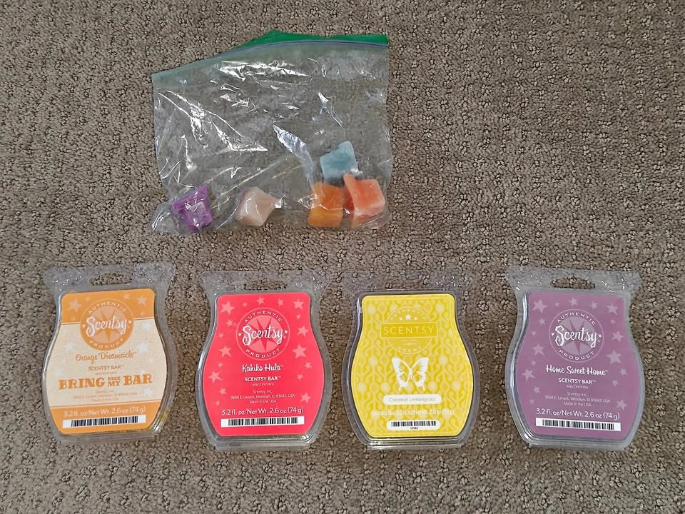 Scentsy Scented Fragrant Wax Melts Bars Cubes for Wax Warmer