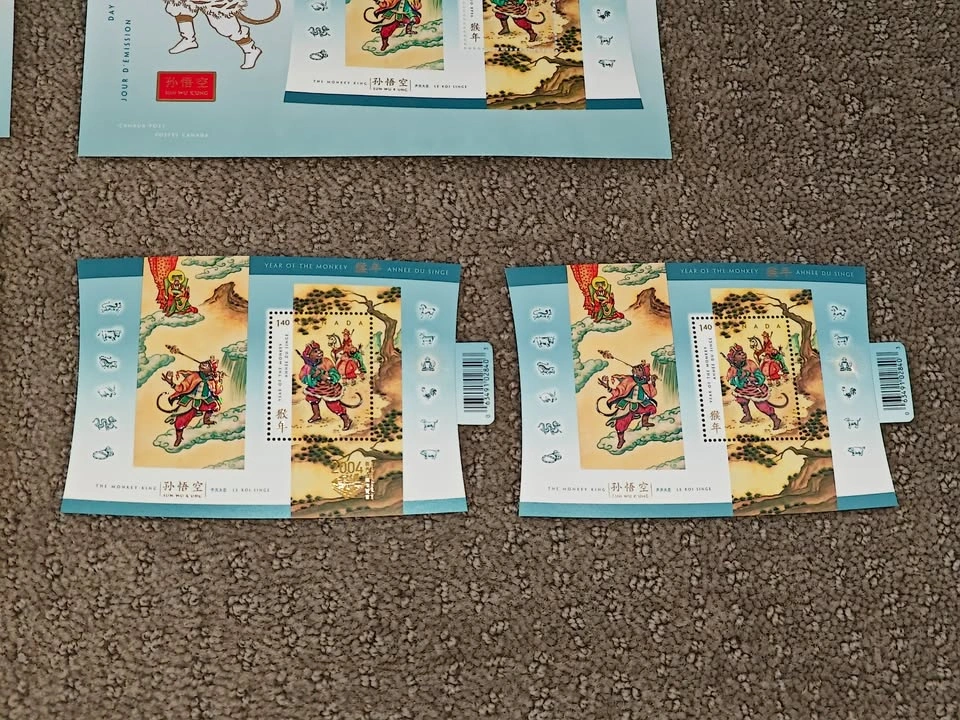FDC - Lunar New Year "Year of the Monkey" First Day Covers Stamp - photo 5