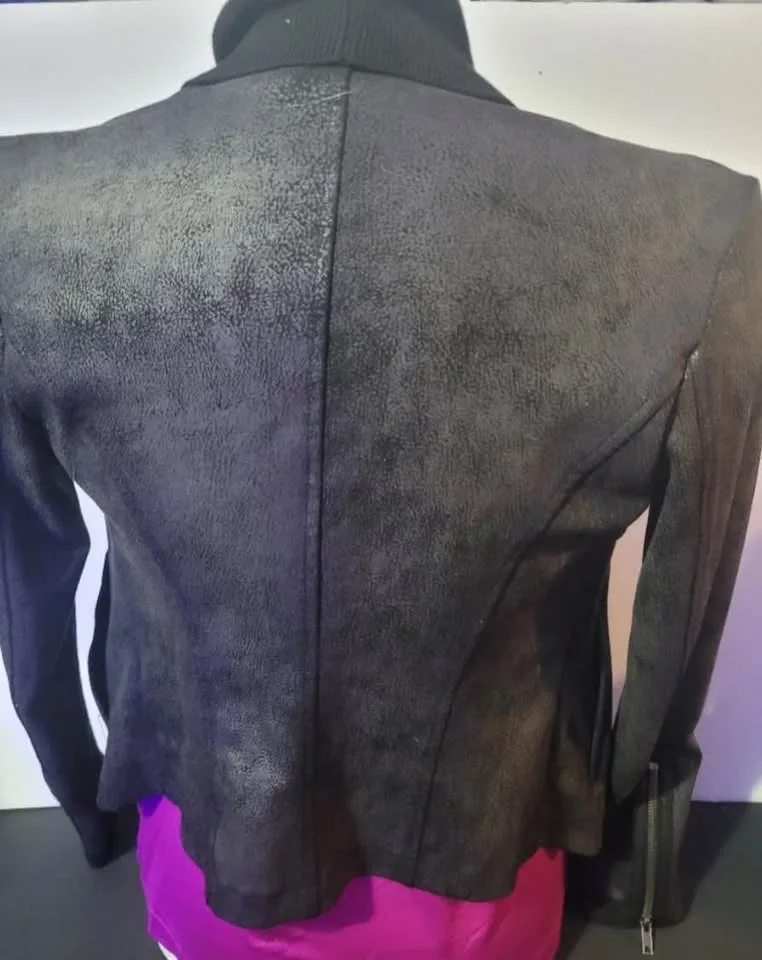 Jessica Simpson Black Jacket size Small image indicator(3)