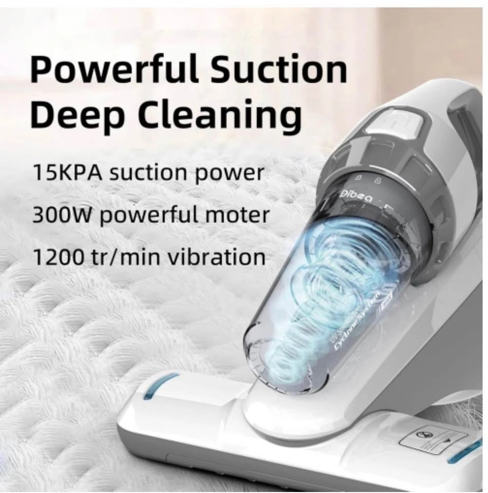 Dibea Handheld Bed Vacuum Cleaner, 15KPa Suction - photo 3