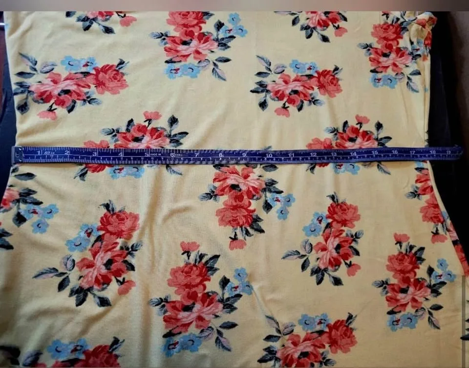 Joe Boxer Floral Summer V-Neck Women's Top Size XL image indicator(5)