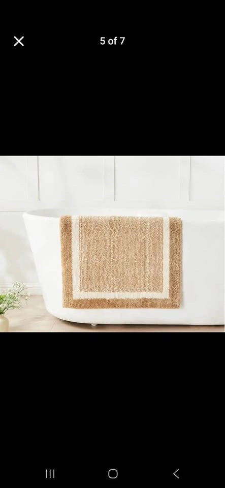 CozeCube Bath mats for Bathroom Non Slip, Fluffy Shaggy Rug - photo 3