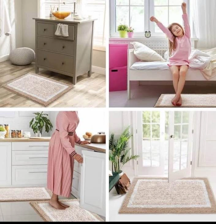 CozeCube Bath mats for Bathroom Non Slip, Fluffy Shaggy Rug - photo 5