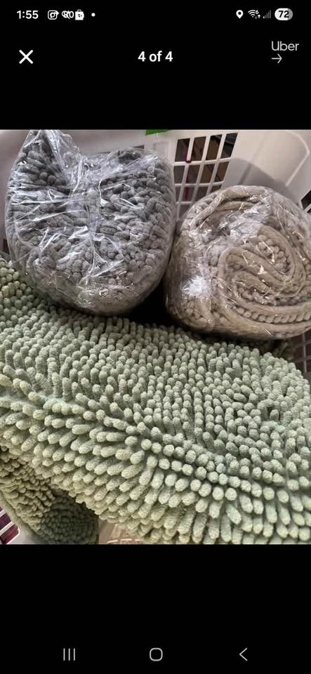 GORILLA GRIP Bathroom Rug Sets, Soft Chenille set of 2 - photo 3